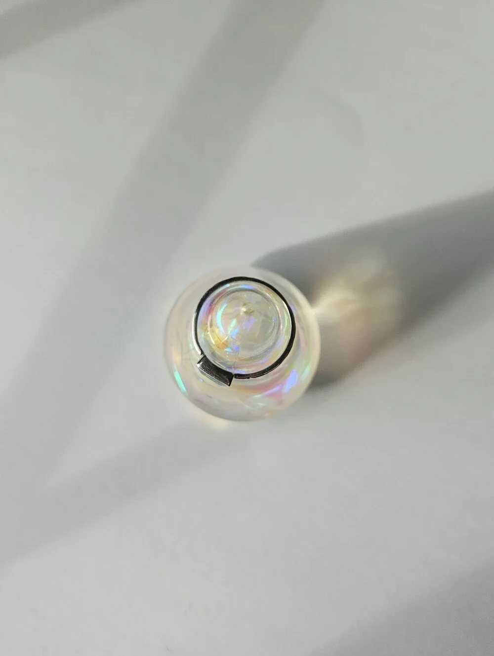 Handmade Iridescent Resin Ring Holder Cone Jewelry Organizer Display Stand